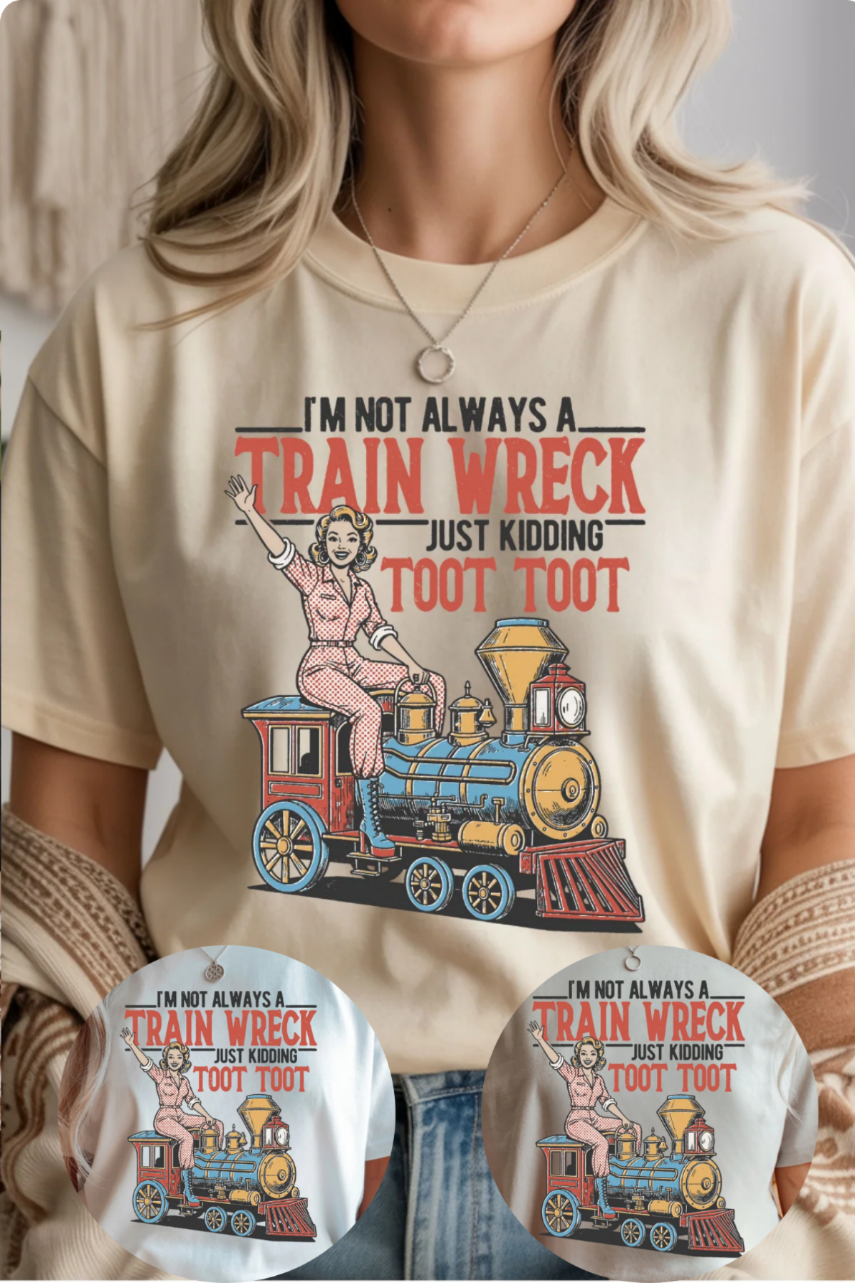 Train Wreck Graphic Tee