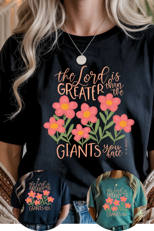 The Lord is Greater Graphic Tee