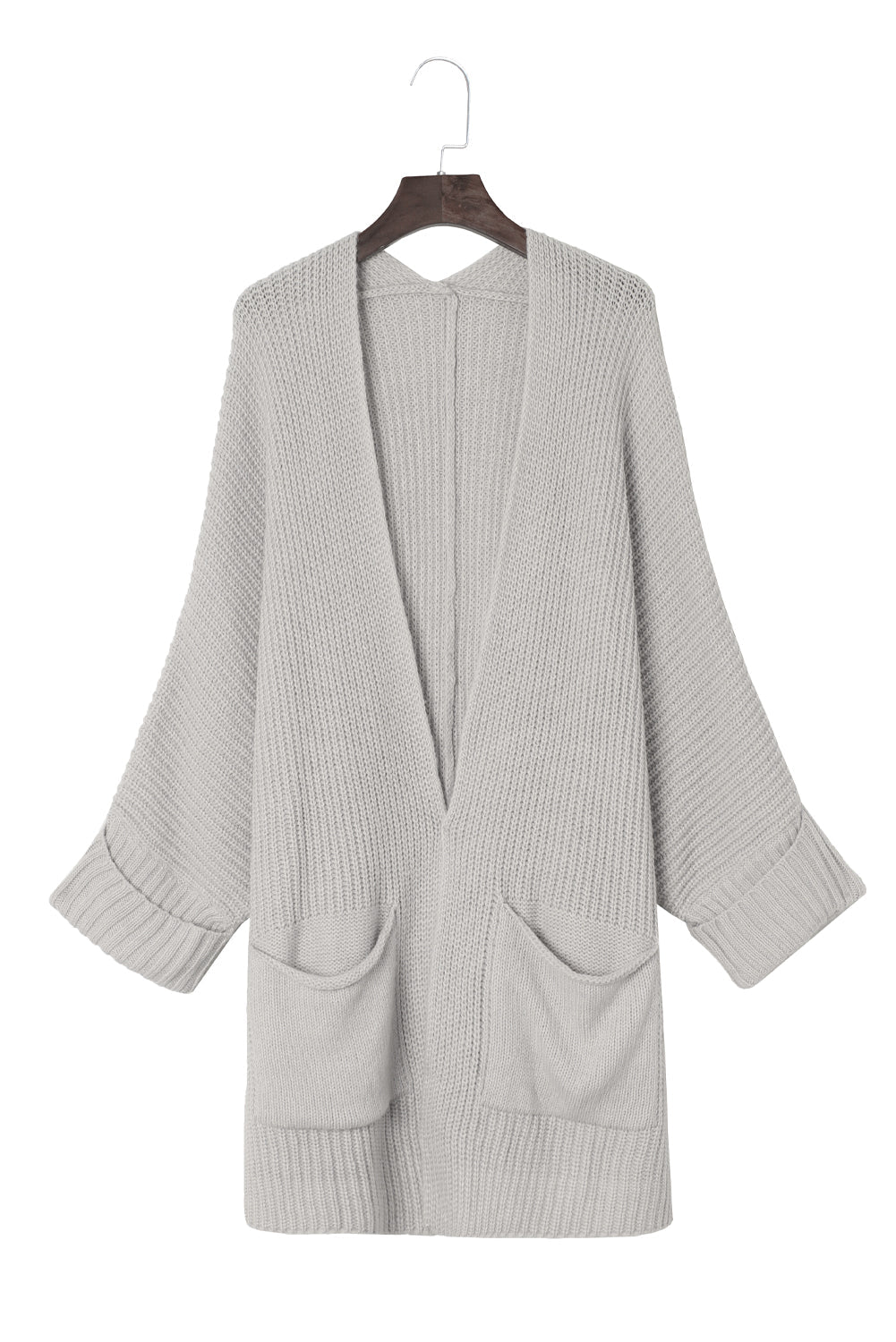 Oversized Batwing Pocketed Cardigan