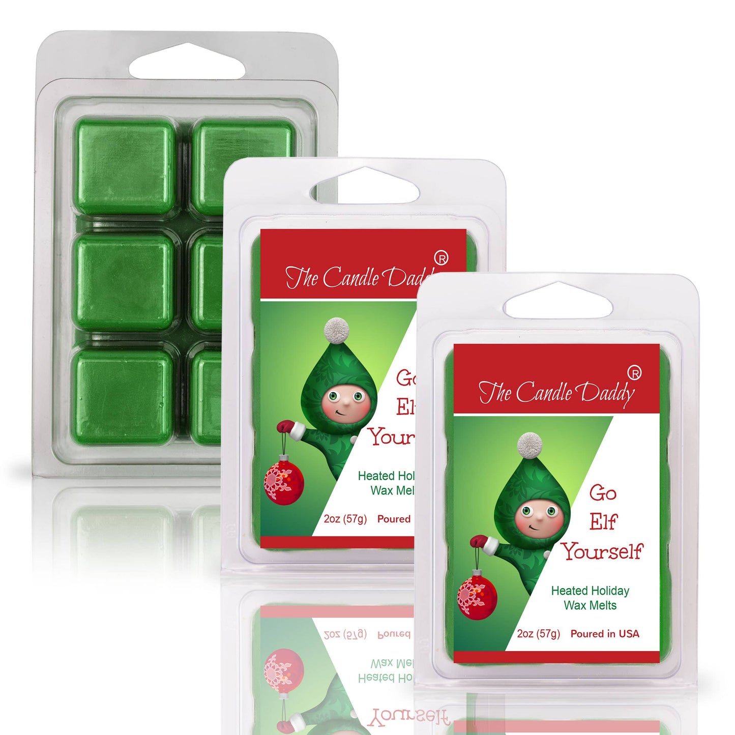 GO ELF YOURSELF - HEATED HOLIDAY SCENTED WAX MELT - 1 PACK