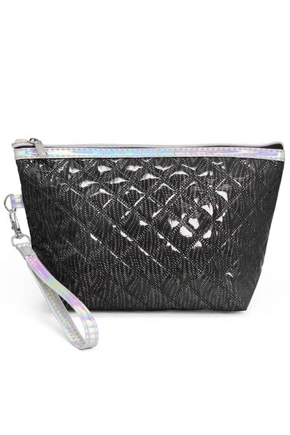 Quilted Shiny Puffer Tote Bag