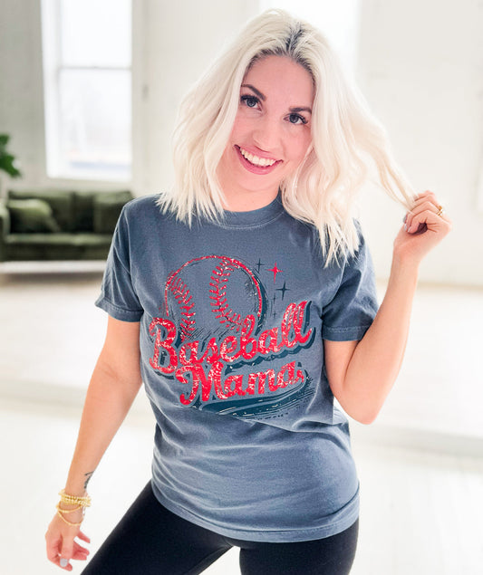 Baseball Mama Graphic Tee