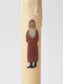 Belsnickle Battery Operated LED Timer Taper Candle