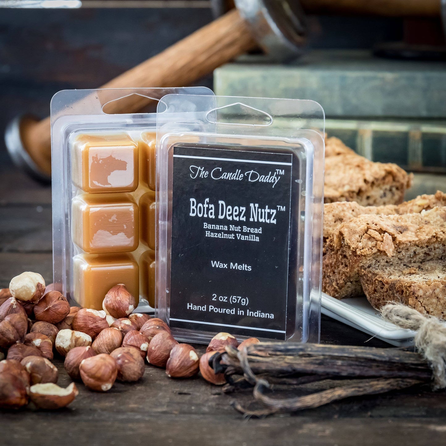 Bofa Deez Nutz Wax Melts - Banana Nut Bread