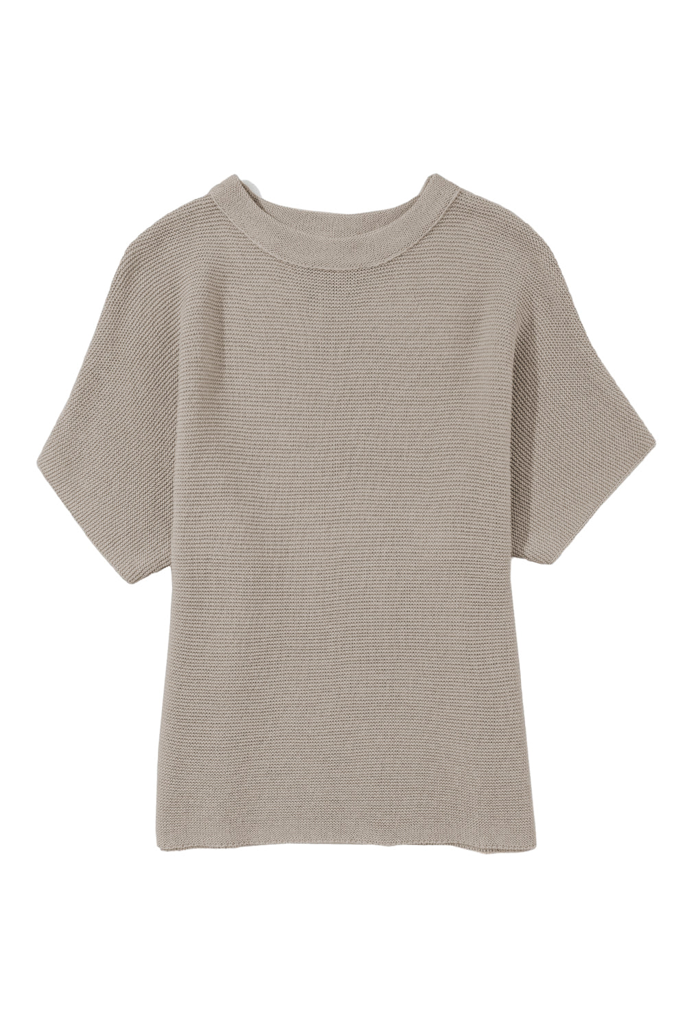 Mock Neck Batwing Sleeve Sweater