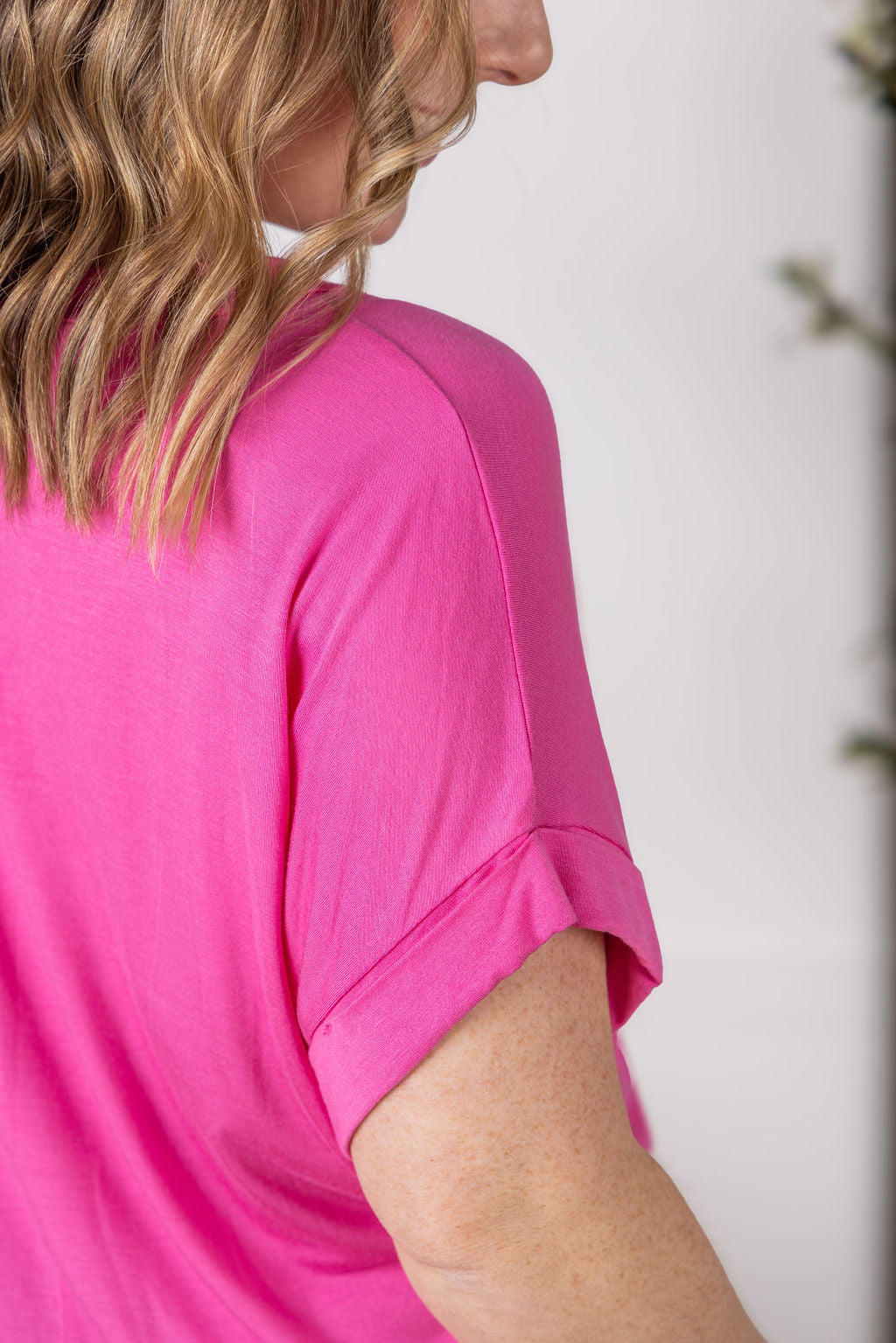 IN STOCK Sierra Pocket Top - 80’s Pink