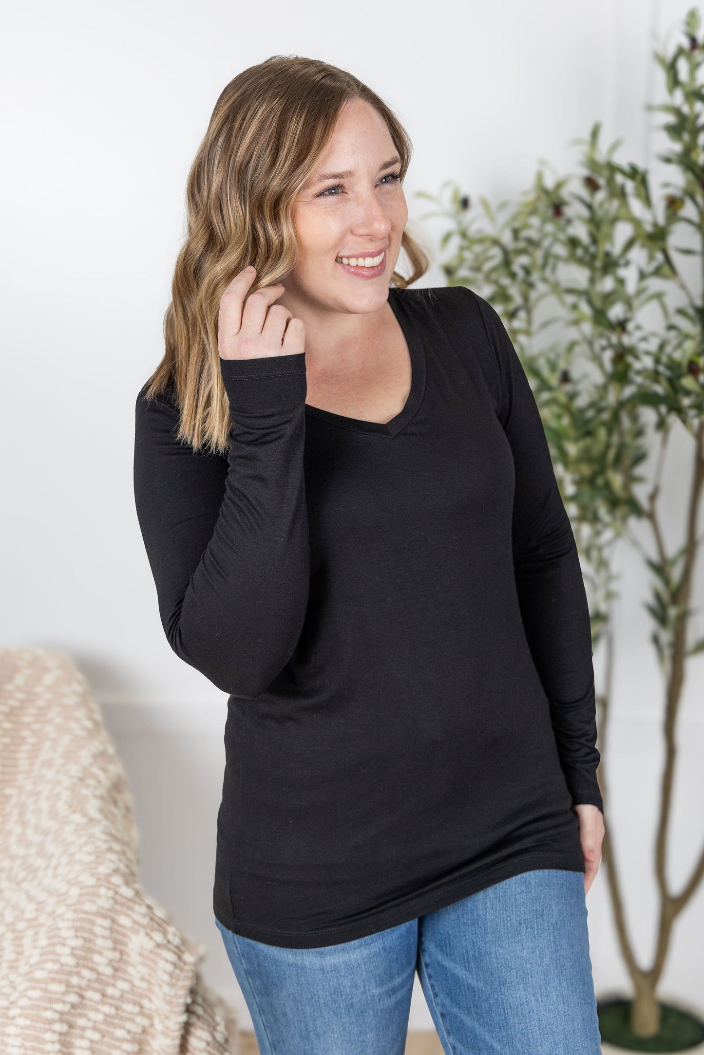 IN STOCK Larissa Long Sleeve - Black