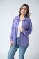IN STOCK Brenna Button Down Top - Purple