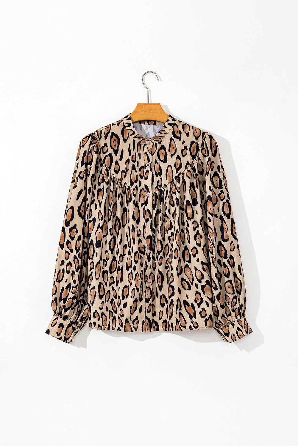 Oversized Leopard Blouse