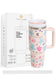 Turtle Coral 40oz Handle Tumbler