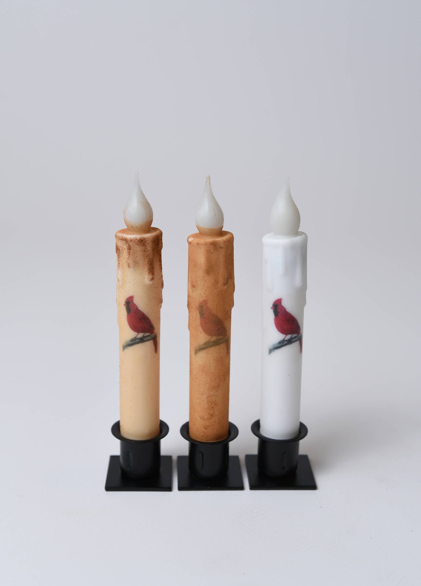Cardinal Battery Operated LED Timer Taper Candle