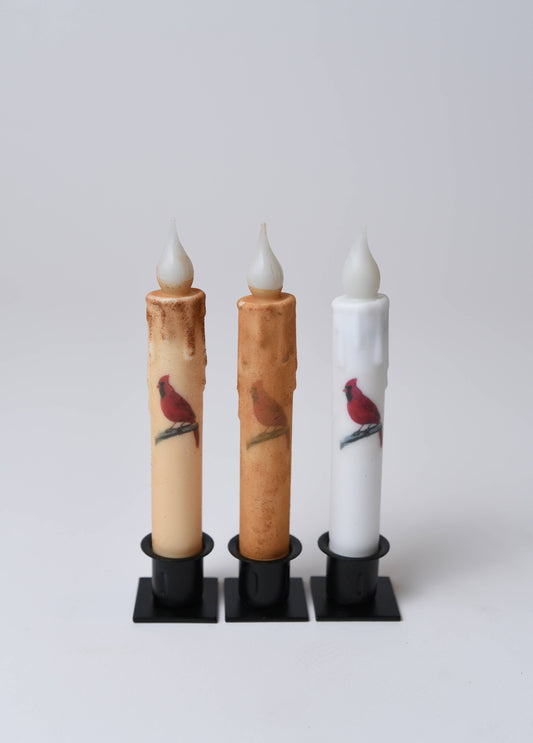 Cardinal Battery Operated LED Timer Taper Candle