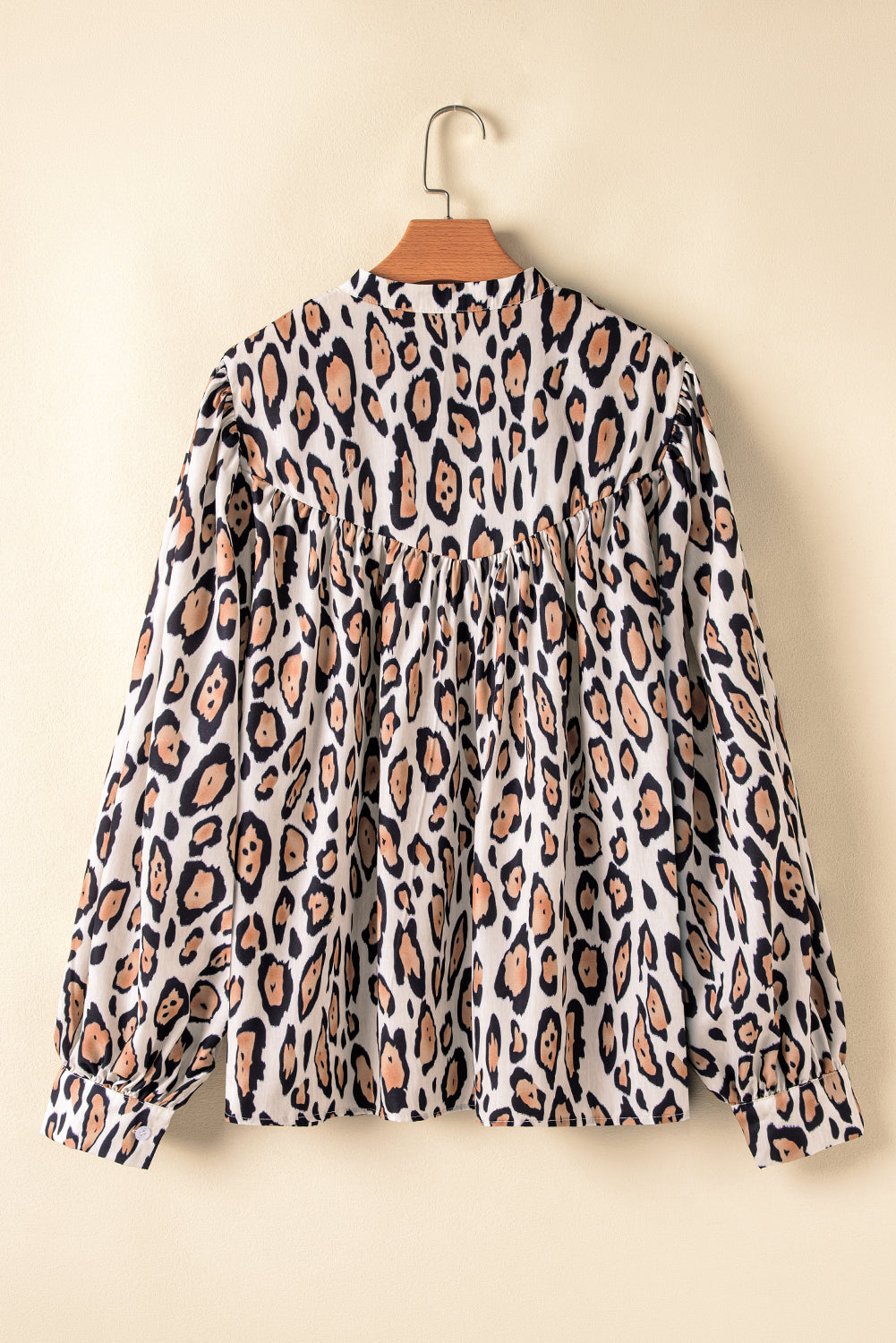 Oversized Leopard Blouse