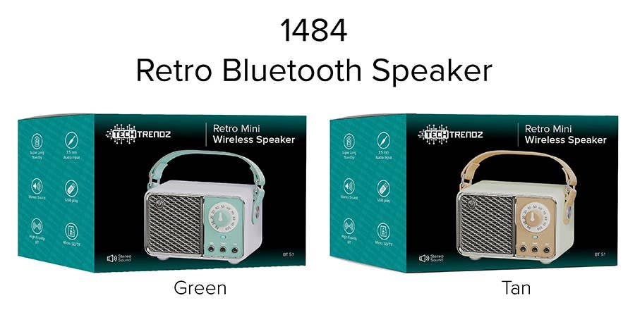 Retro Mini Wireless Speaker