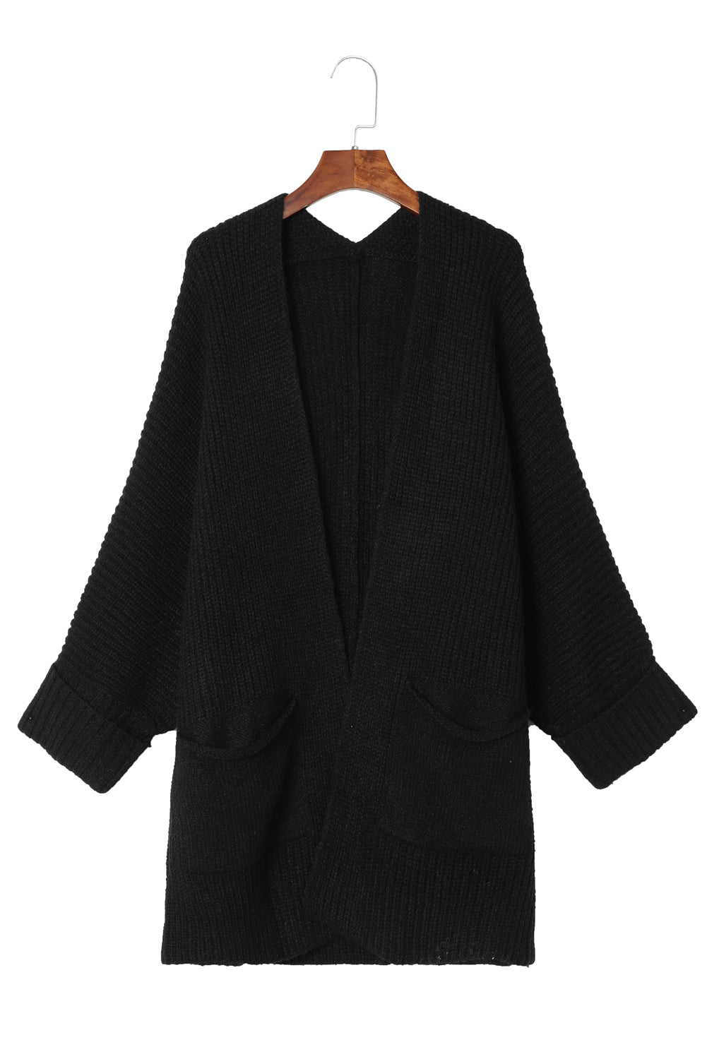 Oversized Batwing Pocketed Cardigan