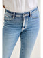 Metallic Seam Mid Rise Judy Blue Flare