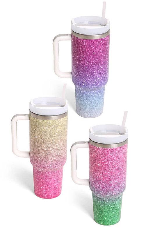 Ombre 40oz Handle Tumbler