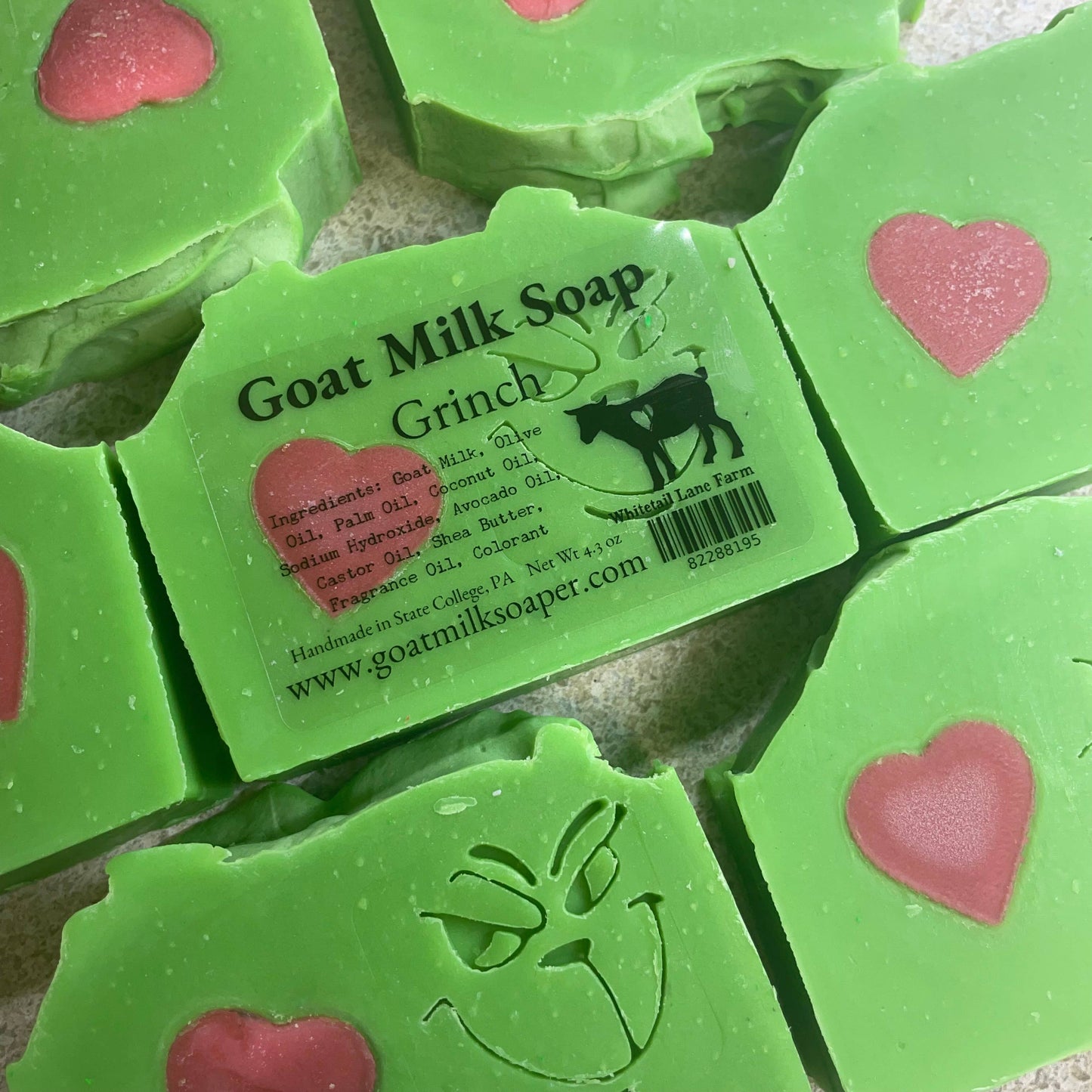 Grinch Goat Milk Soap