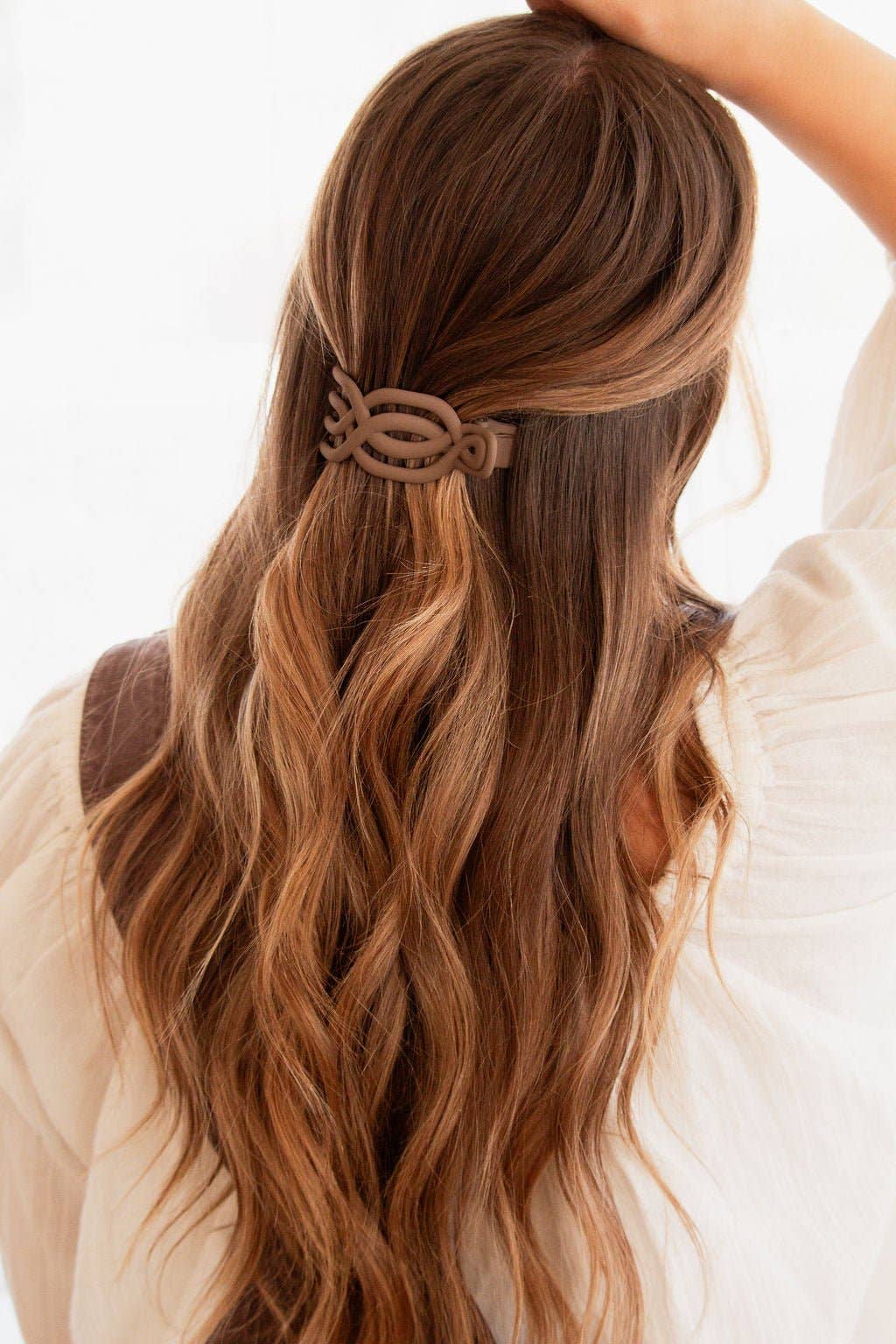 Overlapping Flat Claw Clip