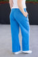 IN STOCK Wide Leg Vintage Wash Bottoms - Winter Blue