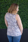IN STOCK Ava Tank - Vintage Grey Floral