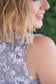 IN STOCK Ava Tank - Vintage Grey Floral