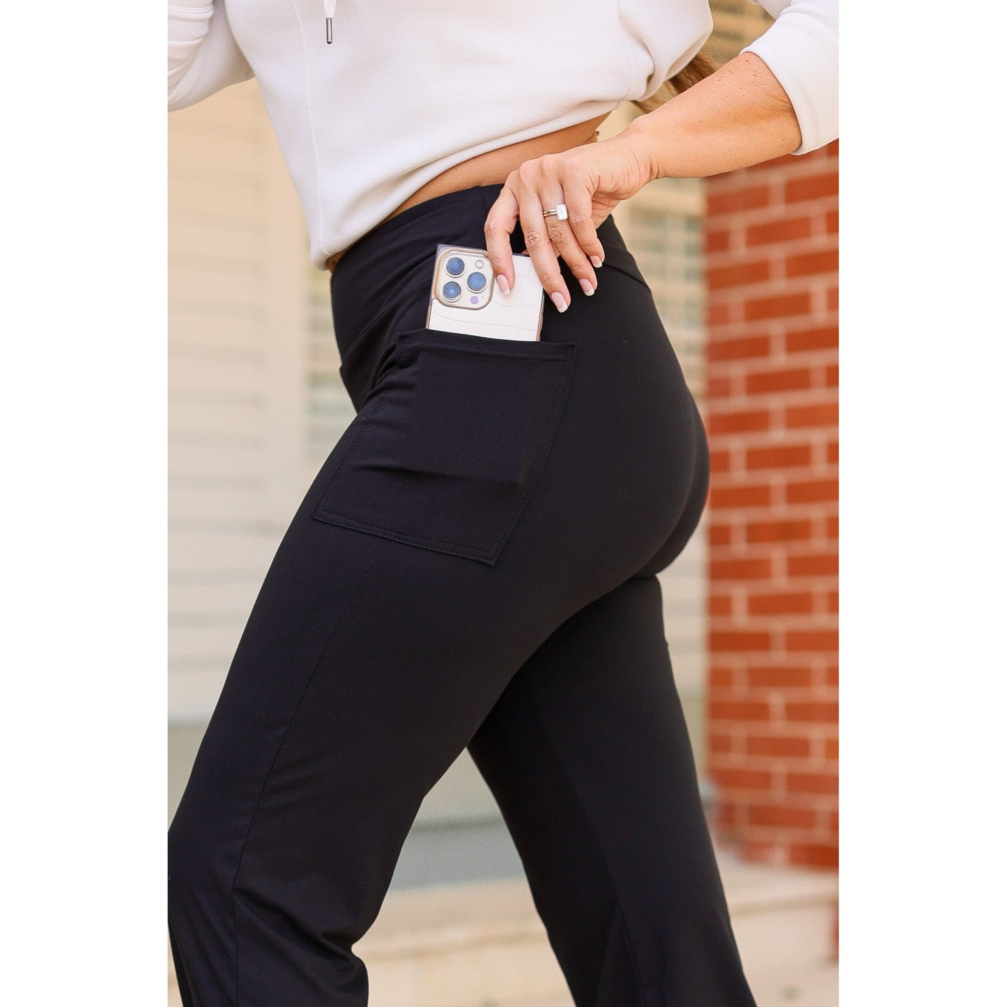 PreOrder | The Gabriella -Black  High Waisted Gaucho Pants - Round 7