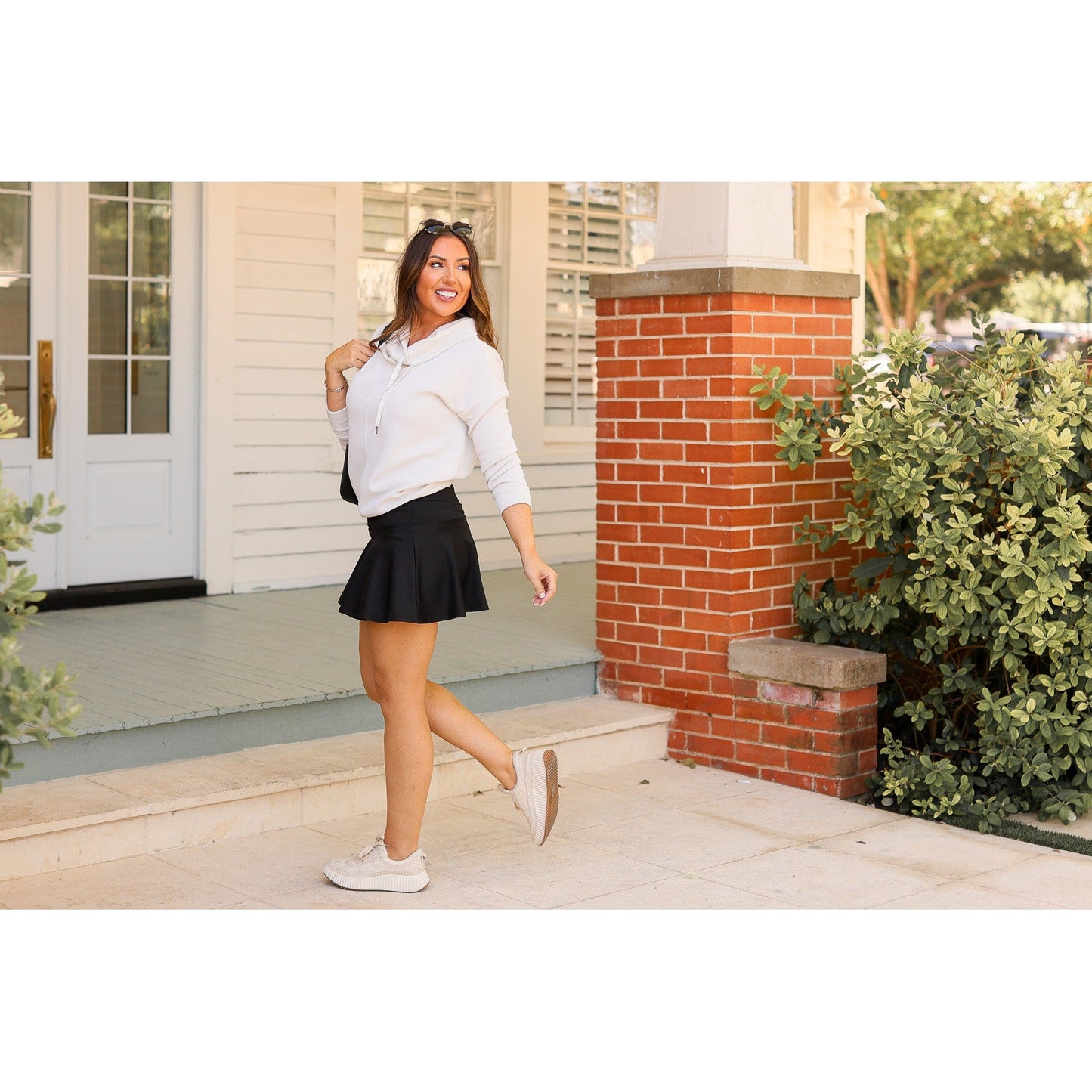 Ready to Ship | The Brielle Black Skort - Round 7