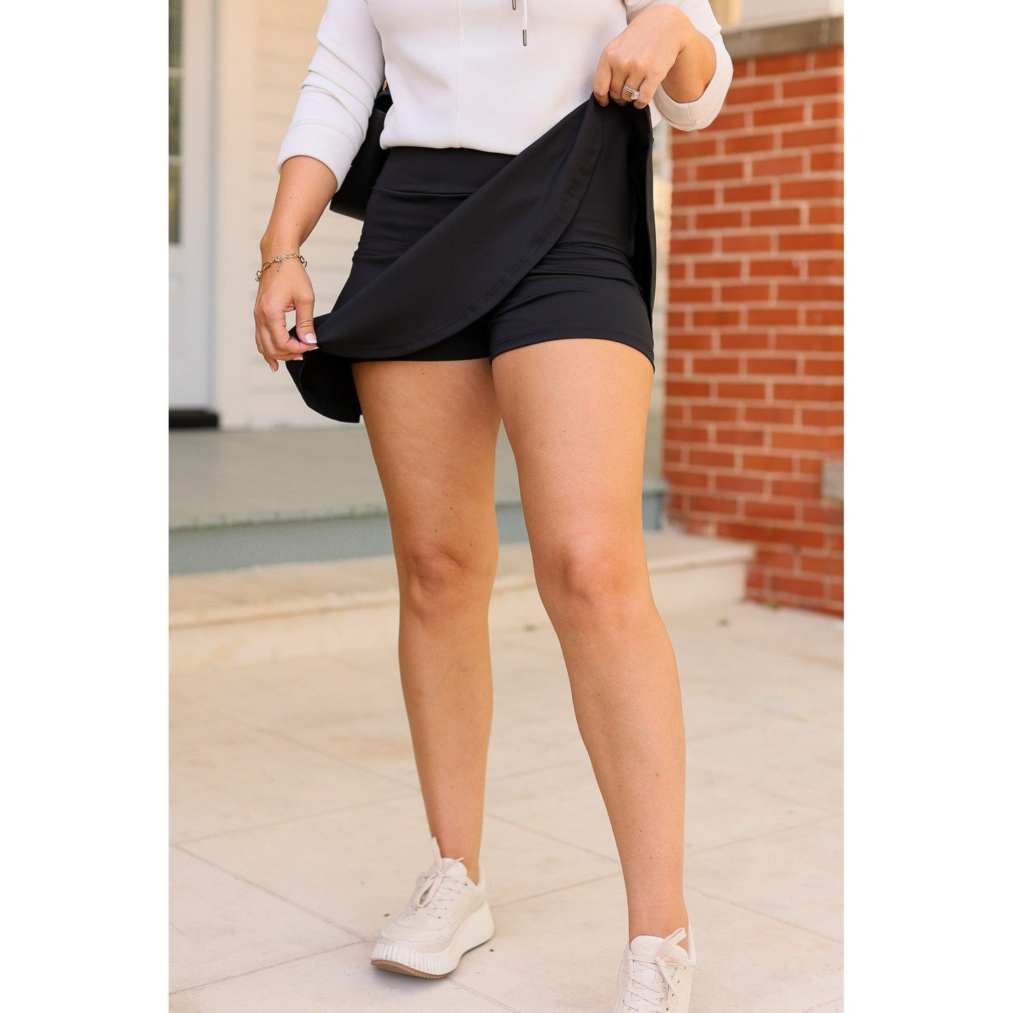 PreOrder | The Brielle Black Skort - Round 8