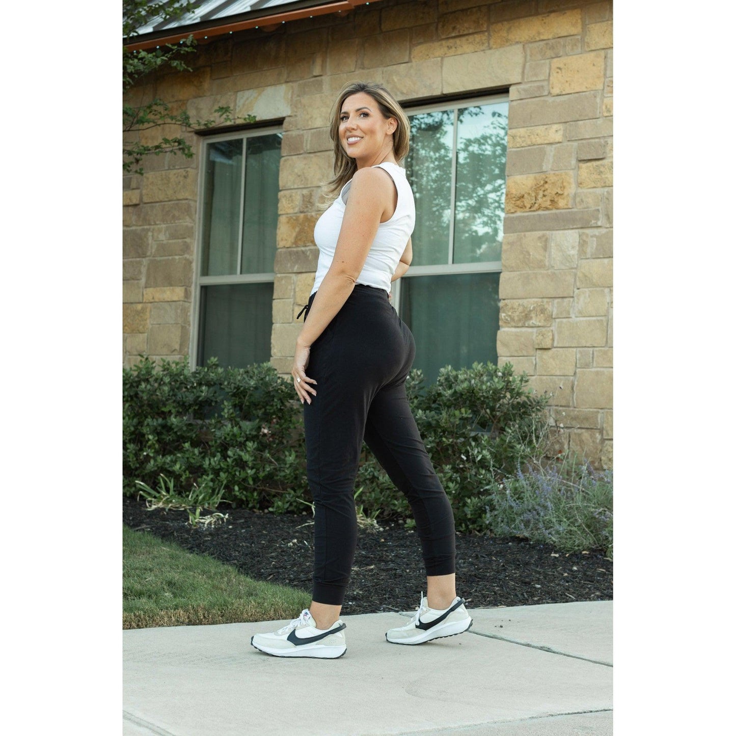 *Ready to Ship | The Reagan - Black Joggers  - Luxe Leggings by Julia Rose®