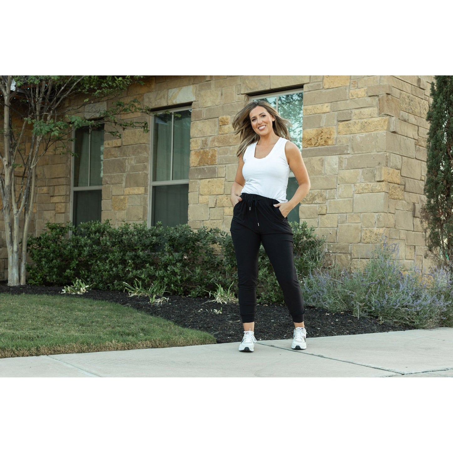 *Ready to Ship | The Reagan - Black Joggers  - Luxe Leggings by Julia Rose®