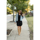 Julia Rose Dakota Dress women’s boutique midi dress front view, Woman wearing Julia Rose Dakota Dress casual everyday outfit