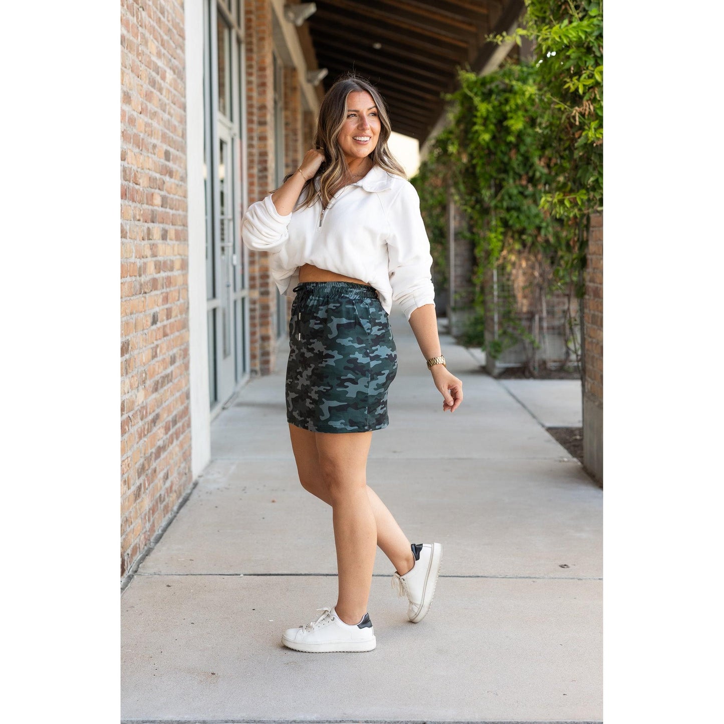 Ready to Ship |  The Kai - CAMO Jogger Skirt