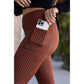 Julia Rose houndstooth full-length leggings, Women wearing houndstooth leggings high waisted