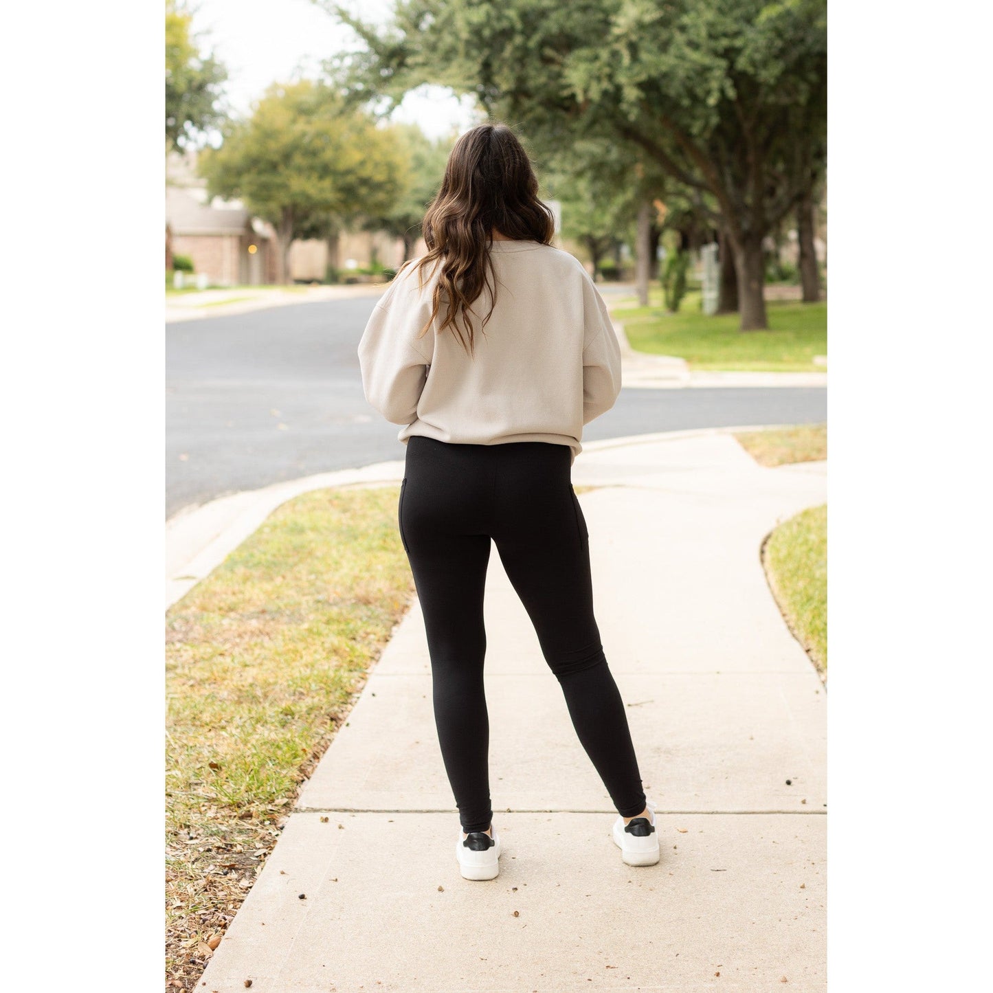 PreOrder |  BLACK FULL-LENGTH Leggings with POCKET  - Luxe Leggings by Julia Rose®