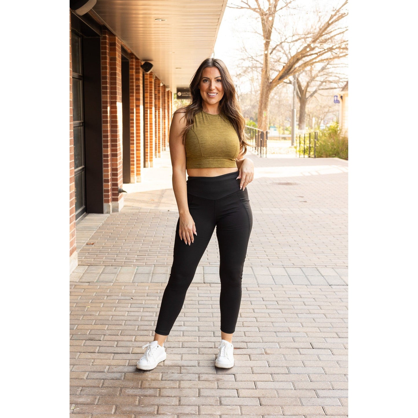 PreOrder | The Adriana - Tummy Control Full Length Leggings with Pockets - Round 2