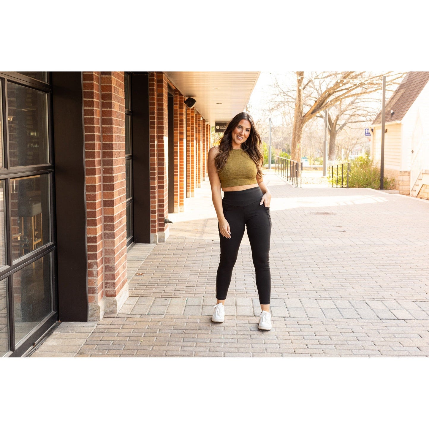 PreOrder | The Adriana - Tummy Control Full Length Leggings with Pockets - Round 2