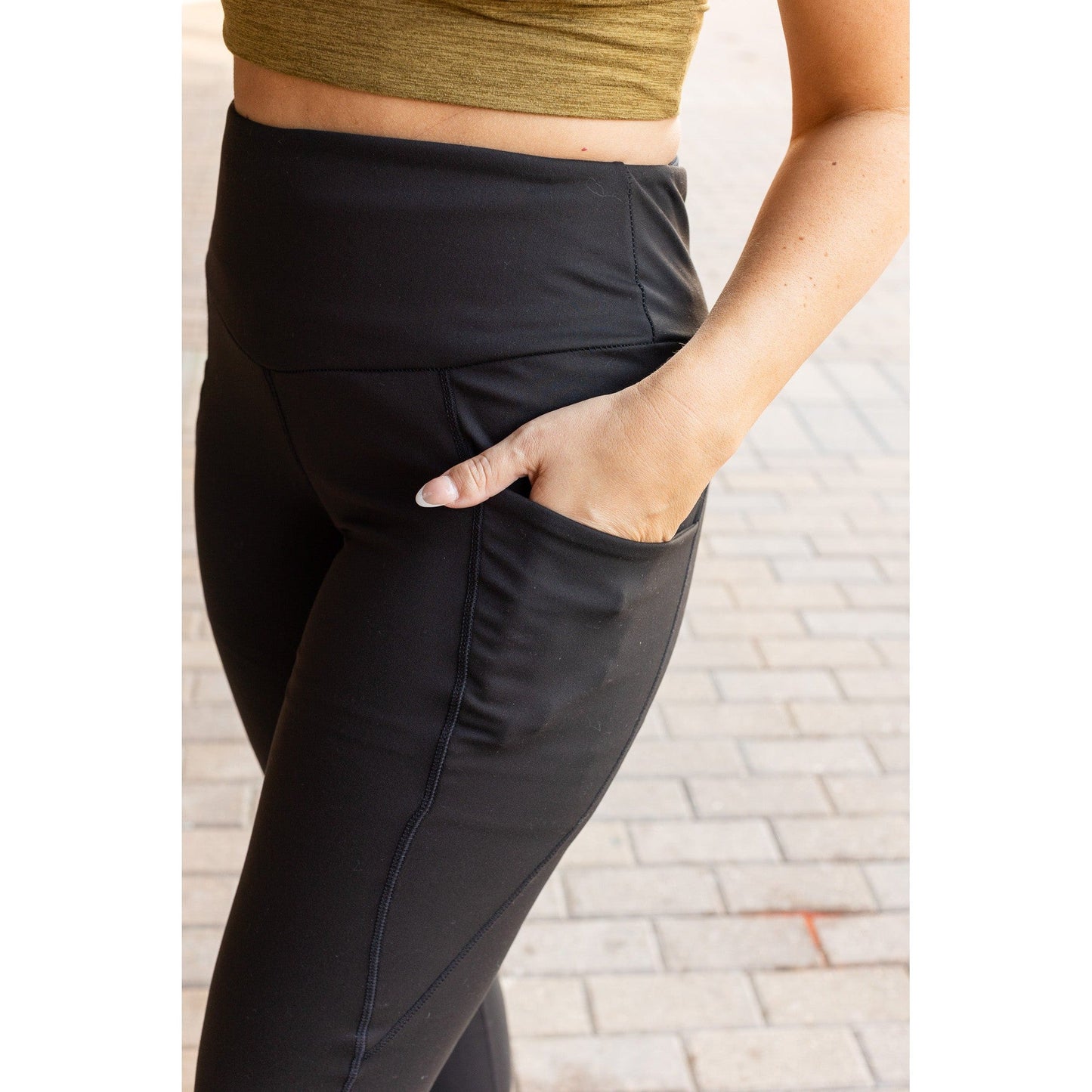 PreOrder | The Adriana - Tummy Control Full Length Leggings with Pockets - Round 2