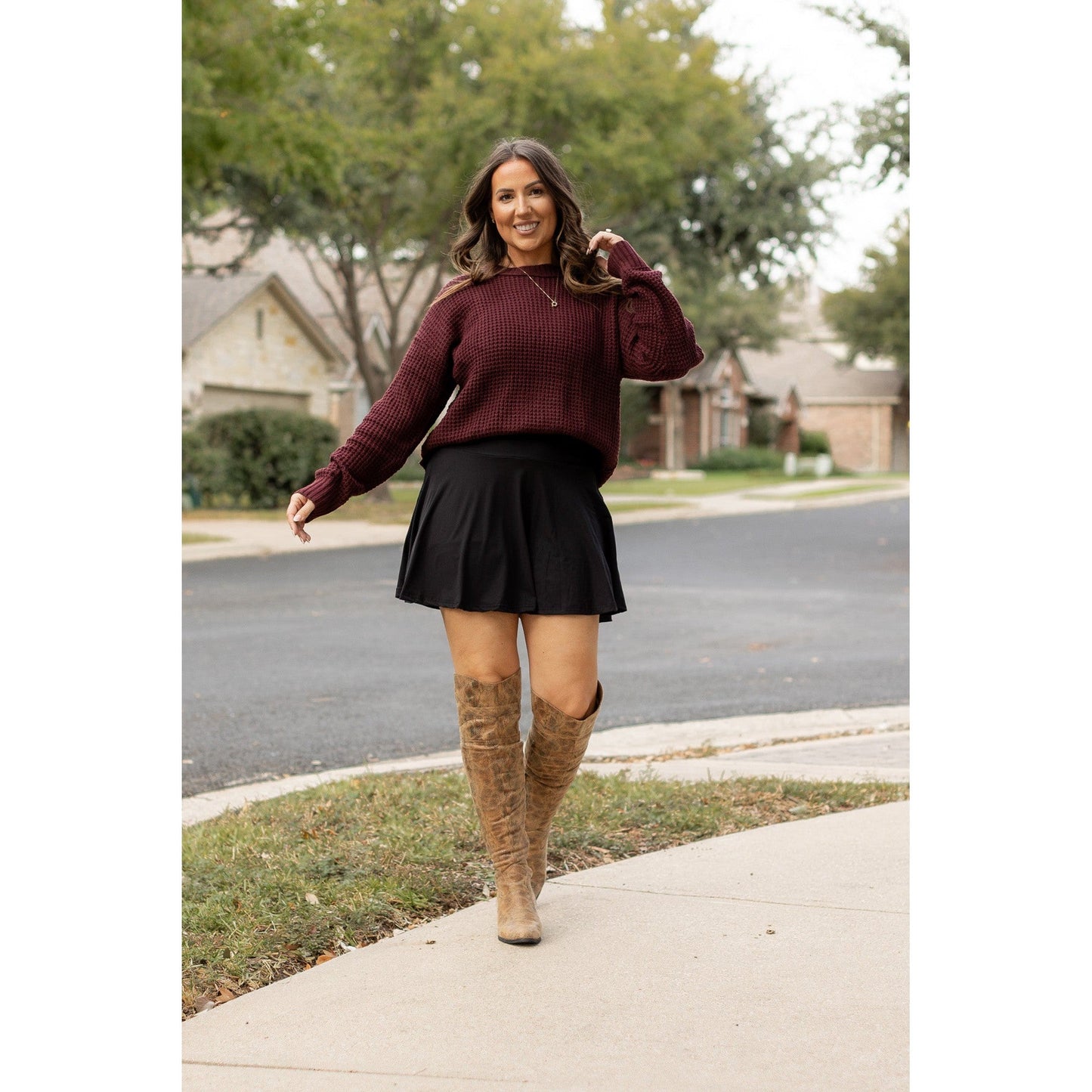 Ready to Ship | The Brielle Black Skort - Round 7