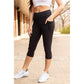 Julia Rose Sleek Pocket Collection capri leggings with pockets high-waisted women’s leggings