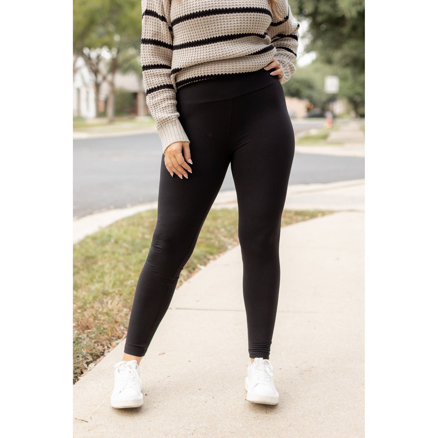 Ready to Ship | The Avery - FULL LENGTH, NO POCKET Black Leggings - Round 3