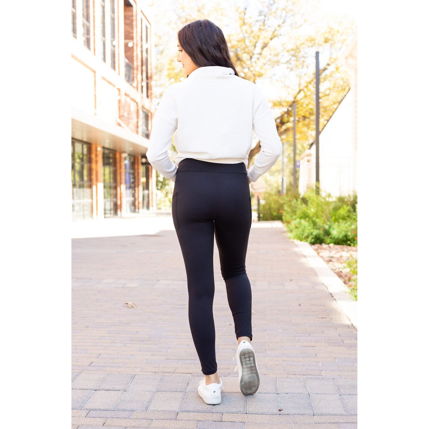 PreOrder |  BLACK FULL-LENGTH Leggings with POCKET  - Luxe Leggings by Julia Rose®