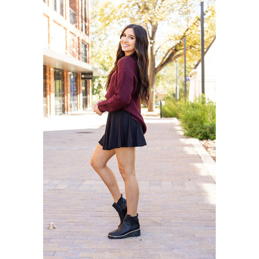 PreOrder | The Brielle Black Skort - Round 8