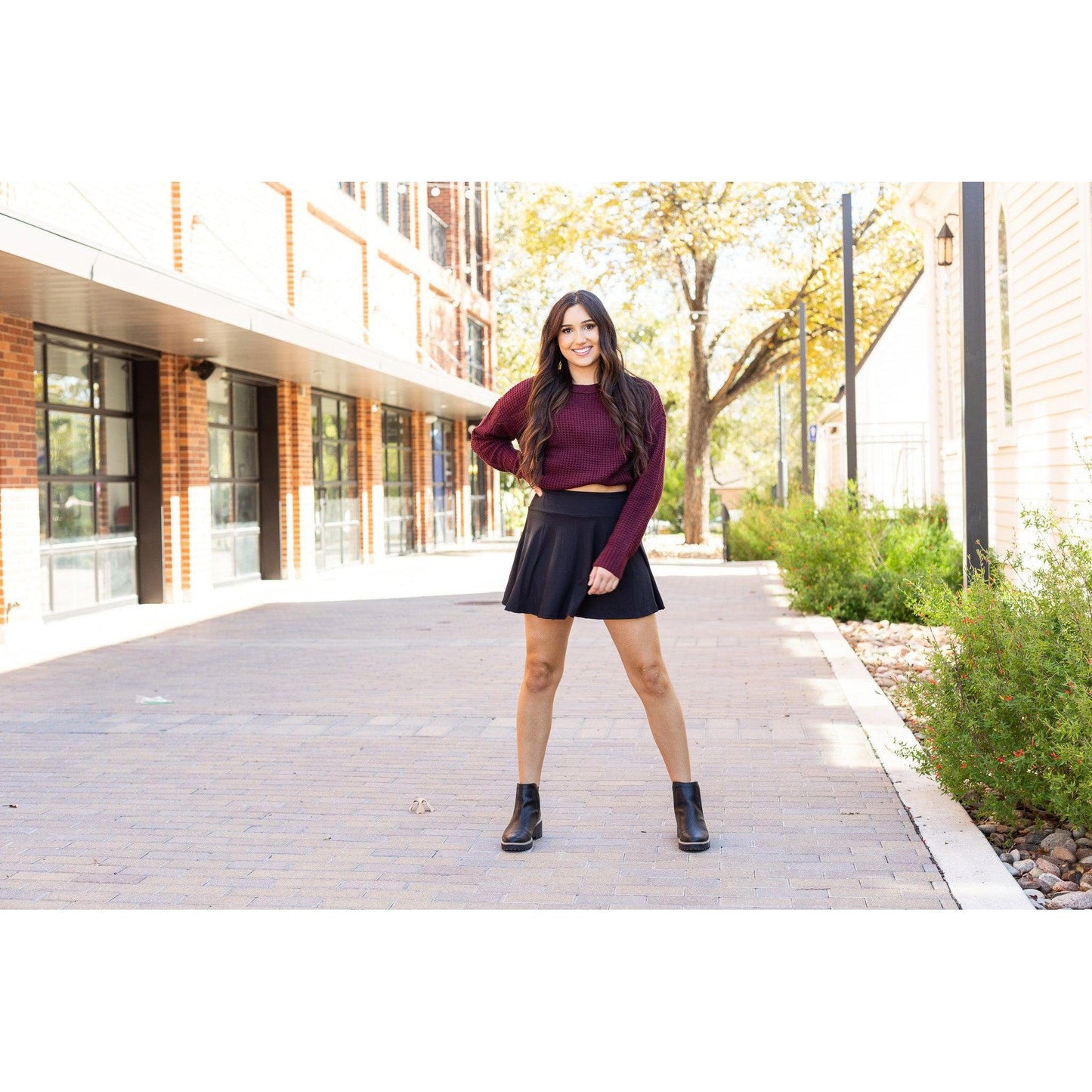 Ready to Ship | The Brielle Black Skort - Round 7