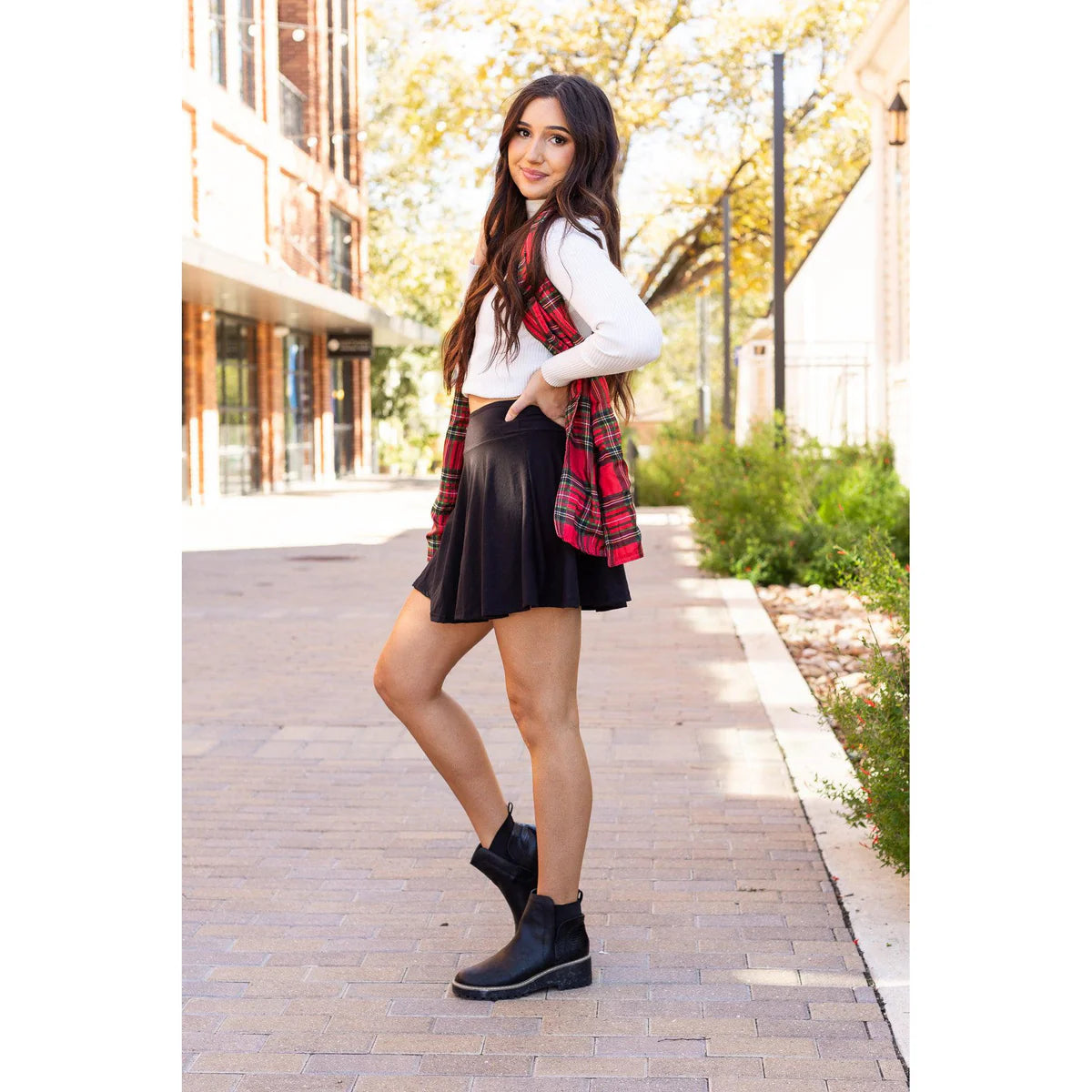 The Brielle Black Skort- Julie Rose