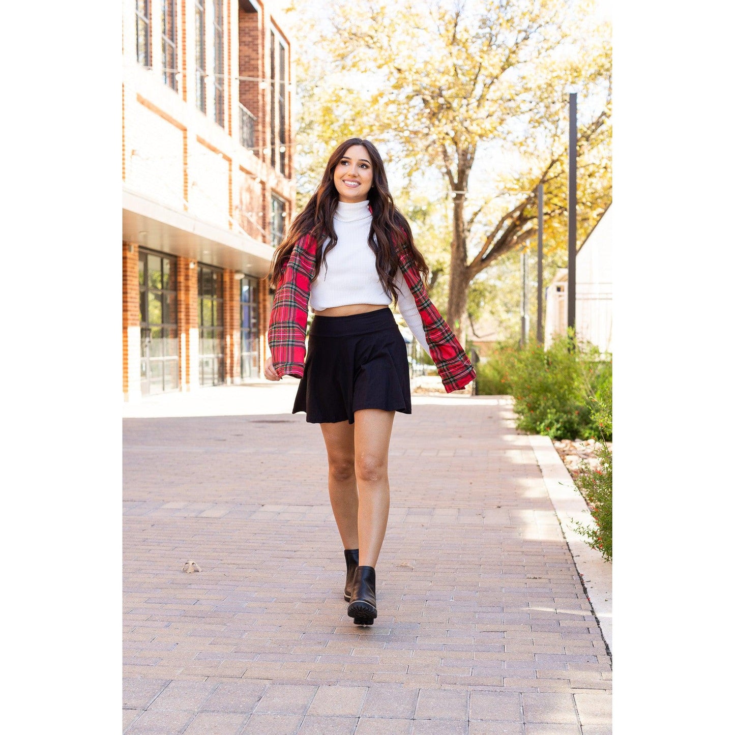 PreOrder | The Brielle Black Skort - Round 8