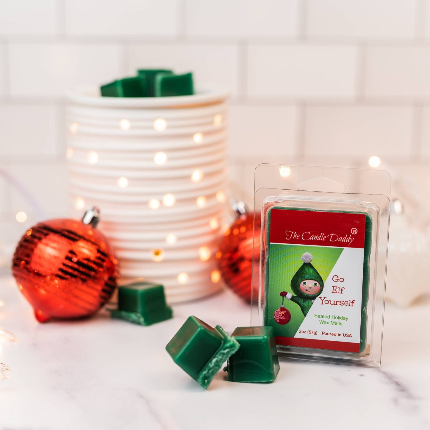 GO ELF YOURSELF - HEATED HOLIDAY SCENTED WAX MELT - 1 PACK