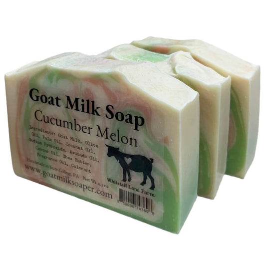 Cucumber Melon Goats Milk Soap