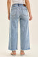 Mary Mid Rise Ankle Wide Leg + Hollywood WB + Fray Hem