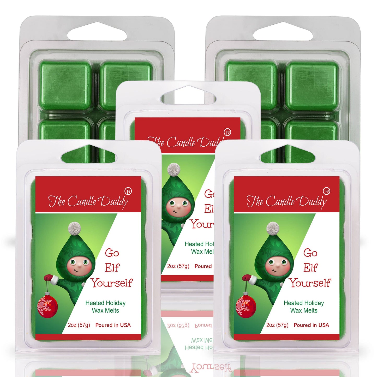 GO ELF YOURSELF - HEATED HOLIDAY SCENTED WAX MELT - 1 PACK
